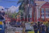 Demo APRN di Depan Kantor Bupati Boalemo, Selasa (21/1/2025)