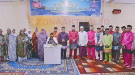 Foto : Jajaran OPD Boalemo saat mengikuti isra mi'raj di Masjid Agung Baiturramah, Minggu 26 Januari 2025