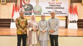Foto : Pangdam Merdeka bersama Penjabat Gubernur Gorontalo, Saat Ramah Tamah