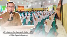 Foto : Lahmudin Hambali Membuka tahapan sosialisasi paskibraka Kabupaten Boalemo