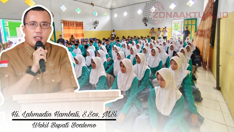 Foto : Lahmudin Hambali Membuka tahapan sosialisasi paskibraka Kabupaten Boalemo