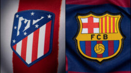 Ilustrasi - Barcelona vs Atletico Madrid di Wanda metropolitano
