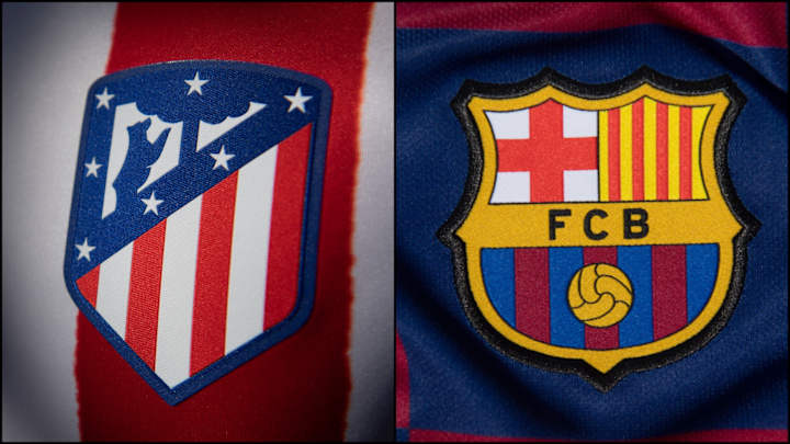 Ilustrasi - Barcelona vs Atletico Madrid di Wanda metropolitano