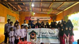 Foto - Kaoga Bagikan Bantuan Sembako di Panti Asuhan