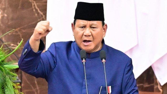 Source by Setneg.go.id - Presiden RI Prabowo Subianto saat lakukan pidato