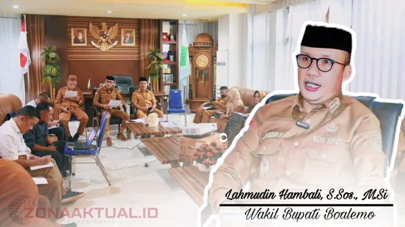 Foto : Rapat Luar Biasa Untuk pemilihan pemilik saham PT Boalemo Idaman Gorontalo, di Ruang Kerja Bupati Boalemo, Selasa (11/3/2025).