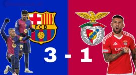 Ilustrasi - Barcelona Berhasil Mengalahkan Benfica pada leg kedua babak 16 Besar Liga Champions, Rabu (12/3/2025)