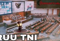 Foto : Rapat Paripurna DPR RI Untuk Pengesahan RUU TNI