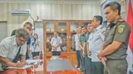 Foto : Wali Kota Kotamobagu, Weny Gaib bersama forkopimda 