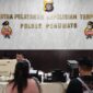 Foto : Pelaporan Wartawan di Polres Pohuwato terkait pemerasan tambang