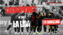 Foto : FC Barcelona Berhasil Menjuarai La Liga