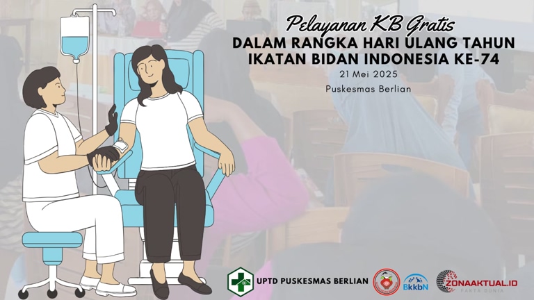 Ilustrasi : Puskesmas Berlian bekerja sama dengan BKKBN dan IBI menggelar pelayanan Keluarga Berencana (KB) gratis bagi masyarakat
