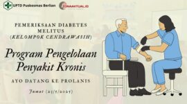 Ilustrasi - Puskesmas Berlian akan Gelar Prolanis untuk Penderita Diabetes, Jumat (23/5/2025).