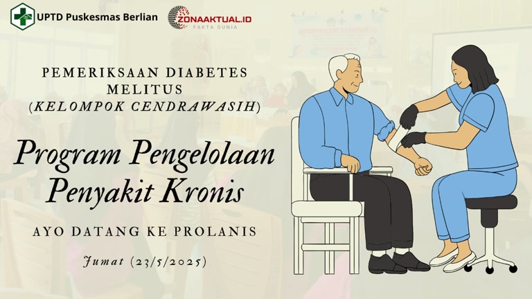 Ilustrasi - Puskesmas Berlian akan Gelar Prolanis untuk Penderita Diabetes, Jumat (23/5/2025).