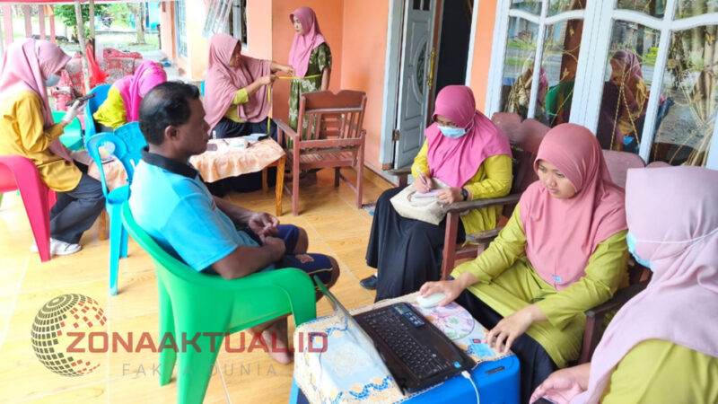 Foto : Puskesmas Berlian kembali melaksanakan kegiatan Cek Kesehatan Gratis (CKG) sekaligus layanan Perpustakaan Keliling (Pusling)