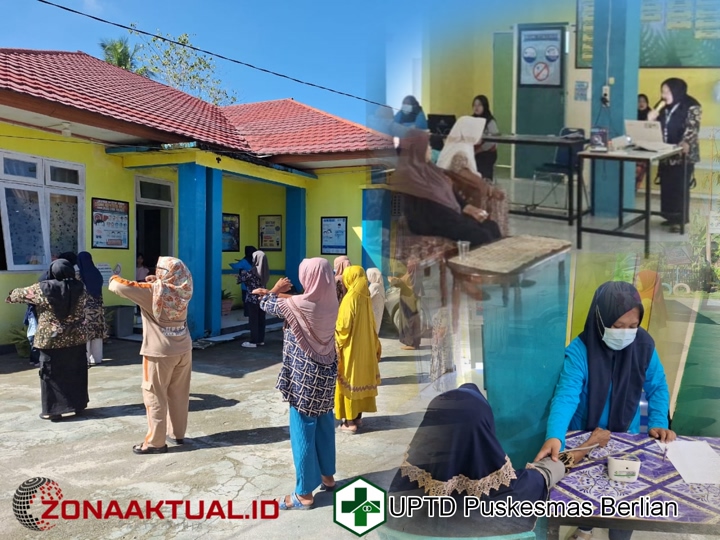 Foto : Puskesmas Berlian Gelar Kegiatan Prolanis DM: Edukasi, Pemeriksaan Kesehatan, dan Senam Bersama