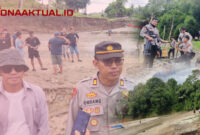 Foto : Polres Boalemo menertibkan aktivitas Tambang Ilegal di Saripi Paguyaman