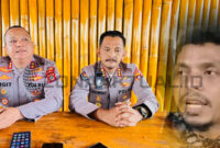 Foto : Kapolres Boalemo Bantah Lakukan Kekerasan kepada oknum penambang ilegal