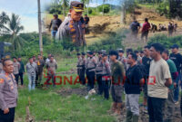 Foto : Penertiban Pertambangan Ilegal Oleh Polres Boalemo, Kamis (5/6/2025).