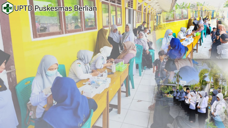 Foto: Giat UPTD Puskesmas Berlian, Lakukan pemeriksaan kesehatan gratis