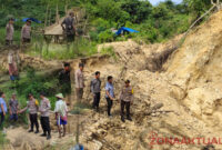 Foto : Polsek Paguyaman Bubarkan Aktivitas PETI di Desa Batu Keramat