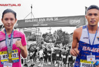 Foto : Juara Satu Putra dan Putri Pada Fun Run 5K Boalemo 2025