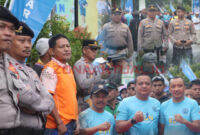 Foto : Polres Boalemo Lakukan Penjagaan Pada Boalemo BNN Run 5K