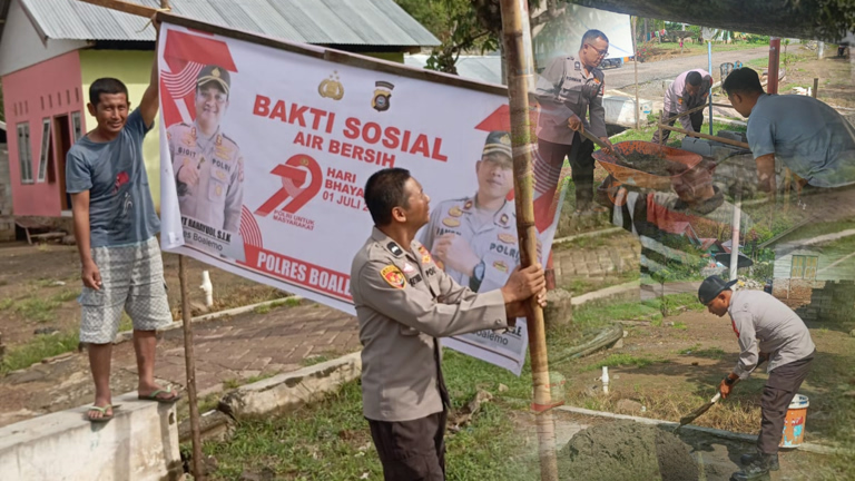Foto : Giat Bakti Sosial Polres Boalemo