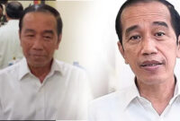 Kolase. Perubahan Wajah Jokowi Sebelum dan sesudah 