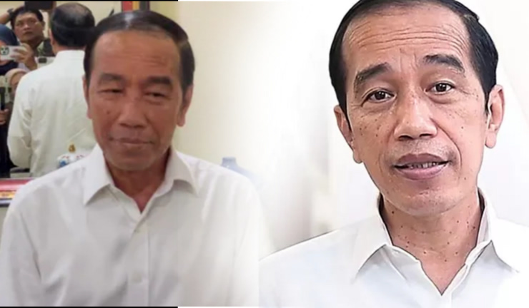 Kolase. Perubahan Wajah Jokowi Sebelum dan sesudah 