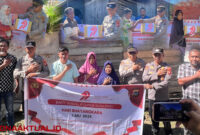 Foto : Polres Boalemo Salurkan Bantuan Sosial Sambut HUT Bhayangkara ke-79