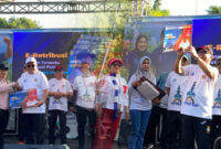 Foto : peluncuran Sistem Terpadu 12 Retribusi Pasar (ST12 PAS)