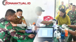 Foto : Giat Cek Kesehatan Gratis di Koramil Tilamuta