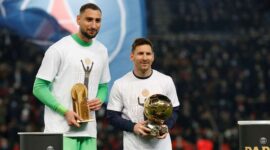 Foto : Donnaruma dan Leonel Messi Semasa Masih Berada di PSG