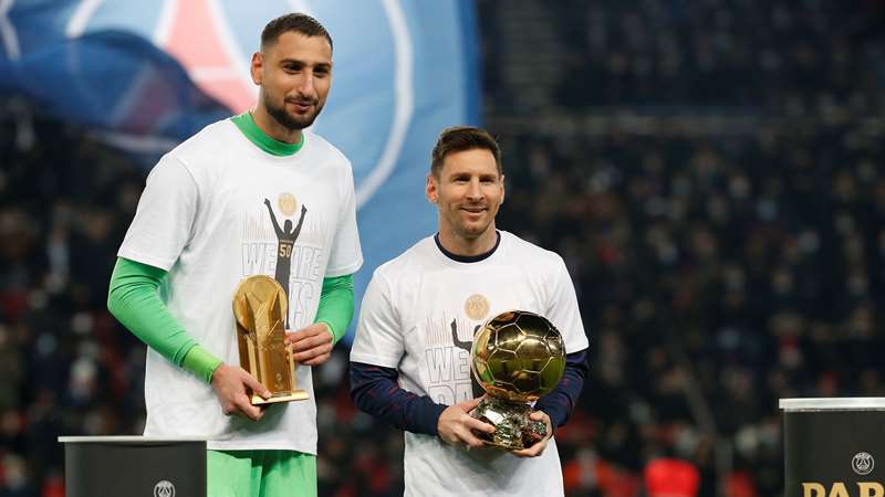 Foto : Donnaruma dan Leonel Messi Semasa Masih Berada di PSG
