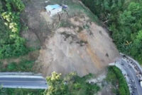 Foto : Drone Bencana Longsor di Olele Gorontalo (Source BPBD)