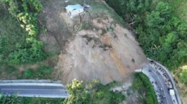 Foto : Drone Bencana Longsor di Olele Gorontalo (Source BPBD)