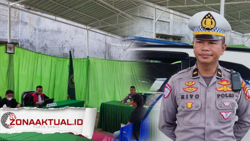 Foto : 7 Pengendara Disidang di Tempat dalam Operasi Otanaha Polres Boalemo, Pelanggaran Didominasi Tak Gunakan Sabuk Pengaman