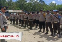 Foto : Polres Boalemo Tertibkan Tambang Ilegal