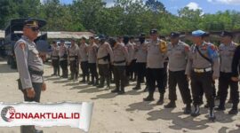 Foto : Polres Boalemo Tertibkan Tambang Ilegal