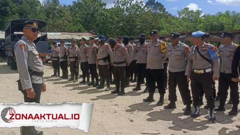 Foto : Polres Boalemo Tertibkan Tambang Ilegal