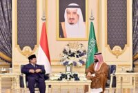 Foto : Presiden Republik Indonesia Prabowo Subianto resmi bertemu dengan Putra Mahkota sekaligus Perdana Menteri Arab Saudi, Pangeran Mohammed bin Salman