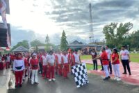 Foto : Giat Jalan Sehat Polres Boalemo