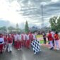 Foto : Giat Jalan Sehat Polres Boalemo