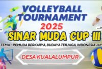 Foto : Pamflet Turnamen VollyBall