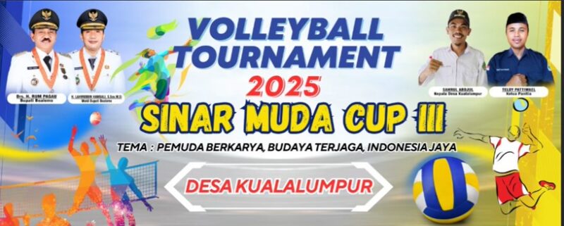 Foto : Pamflet Turnamen VollyBall