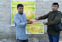 Foto : Bantuan dana dari YR Team 