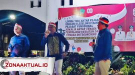 Foto : Perumda Tirta Boalemo Meriahkan HUT RI ke-80 Lewat Lomba Menyanyi, Direktur Tampil Trio Bawakan Lagu Legendaris