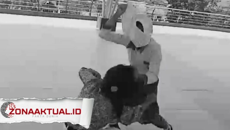 Foto : Tangkapan Layar dari video viral dua siswi Gorontalo berkelahi