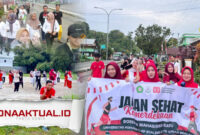Foto : ITB Ichsan Boalemo dan Unipo Gelar Jalan Sehat & Senam Bersama, Foperma, KKD dan Satu Suara Ikut Meriahkan HUT RI ke-80